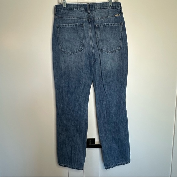 Kancan Blue Dixon Ultra High Rise 90's Boyfriend Jeans 13/30 distressed rigid - Picture 8 of 14